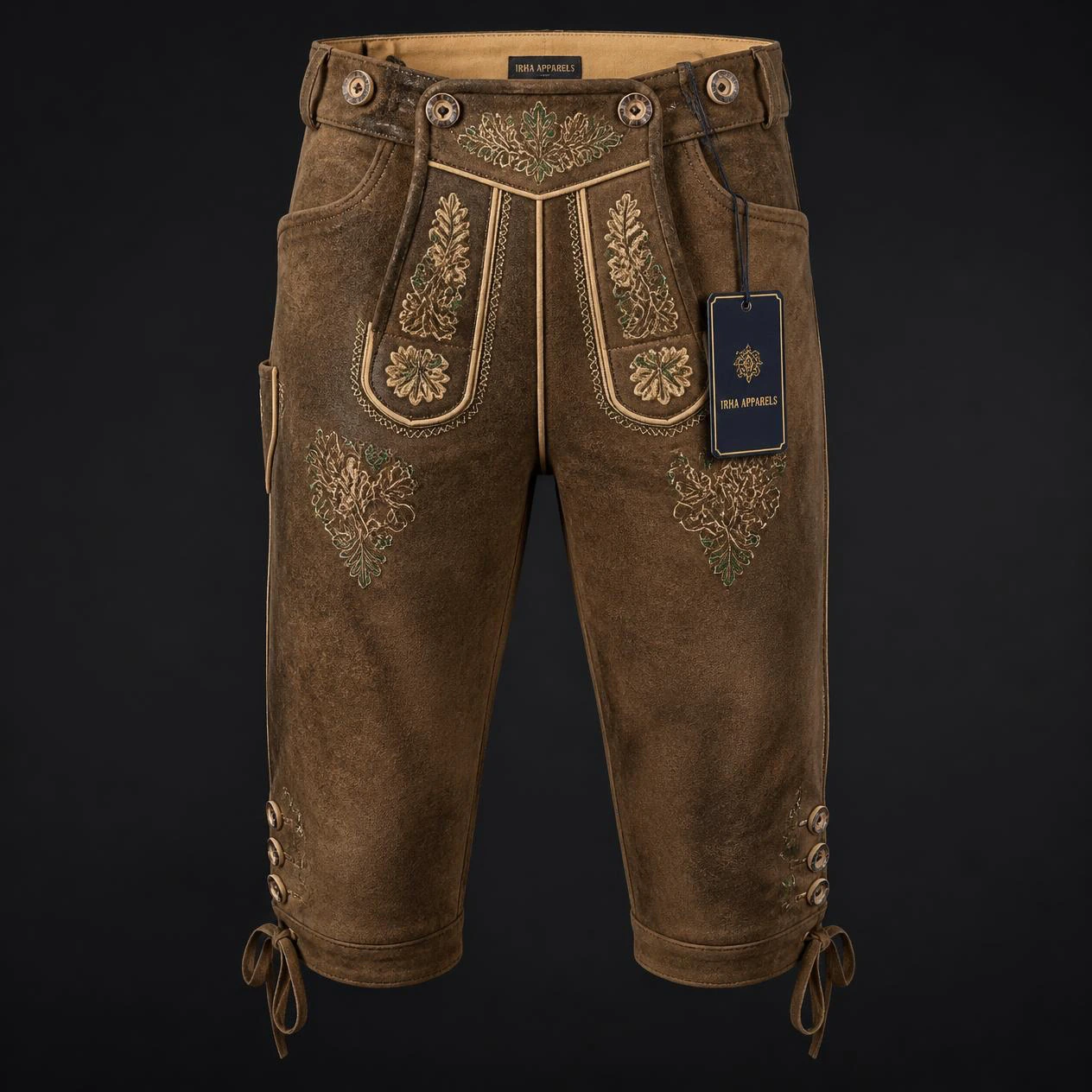 Knee Length Lederhosen, view 1 product style