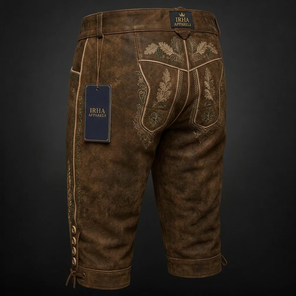 Knee Length Lederhosen, view 4 product style