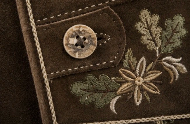 Premium Embroidered Lederhosen, view 6 product style