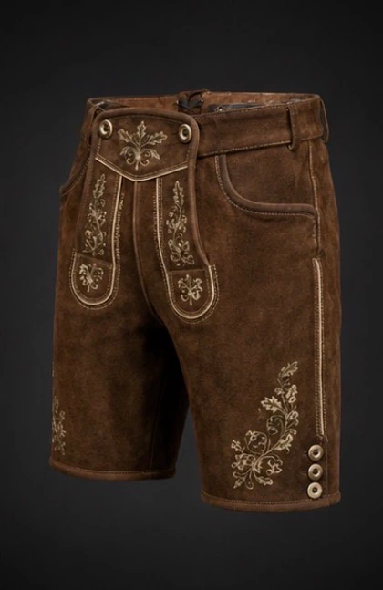 Goat Suede Lederhosen, view 2 product style