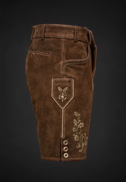 Goat Suede Lederhosen, view 3 product style
