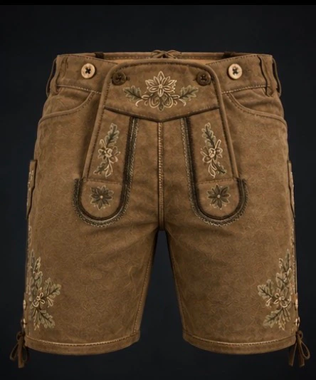 Deer Suede Lederhosen, view 1 product style