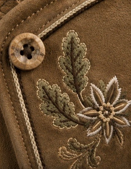 Deer Suede Lederhosen, view 6 product style