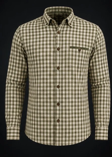 Checked Trachten Shirt, view 1 product style