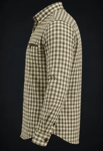 Checked Trachten Shirt, view 3 product style