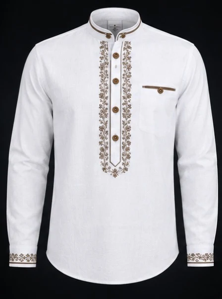 Linen Trachten Shirt, view 1 product style