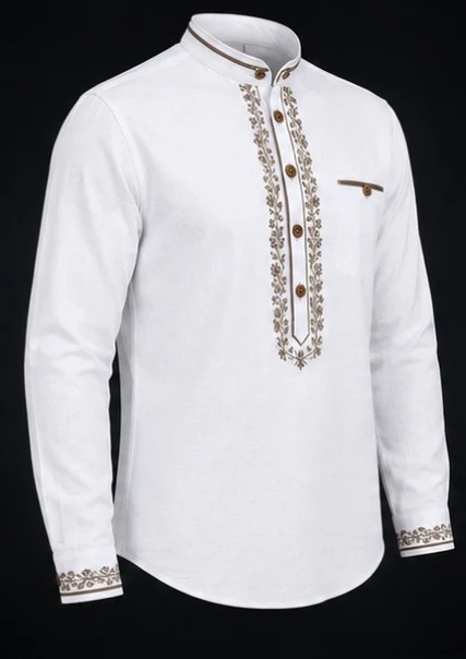 Linen Trachten Shirt, view 2 product style