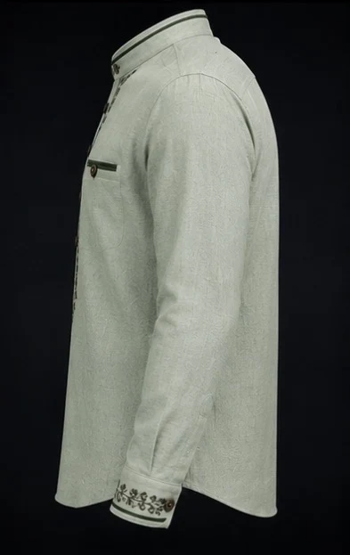 Embroidered Trachten Shirt, view 3 product style