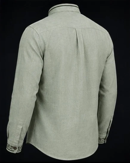 Embroidered Trachten Shirt, view 5 product style