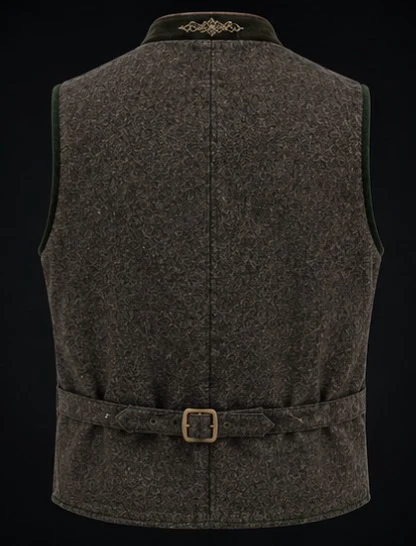 Wool Trachten Vest, view 4 product style
