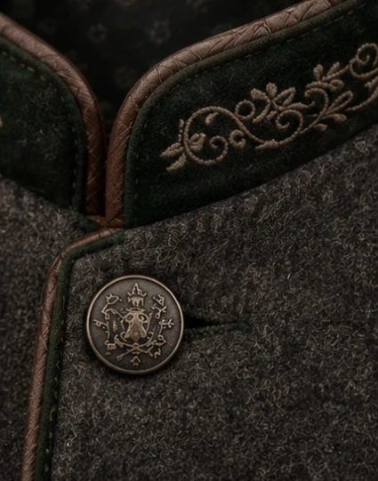 Wool Trachten Vest, view 6 product style