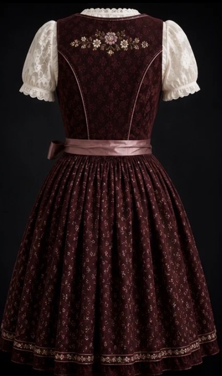 Cotton Dirndl, view 3 product style