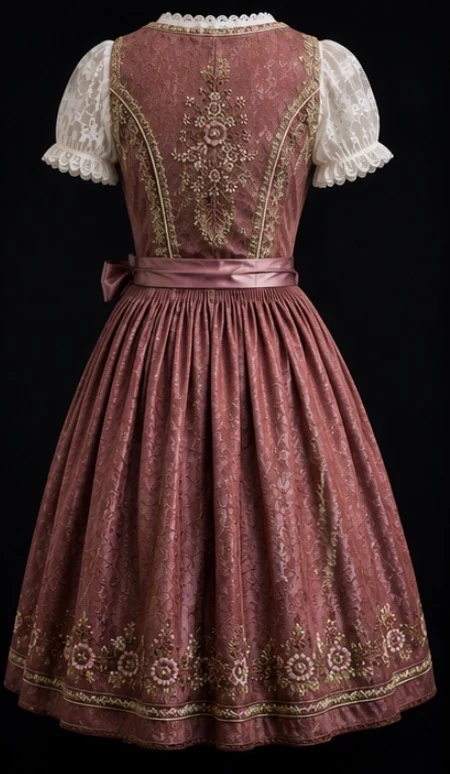 Premium Embroidered Dirndl, view 3 product style