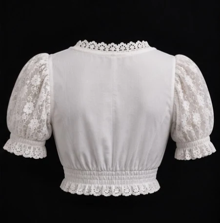 Classic Dirndl Blouse, view 3 product style