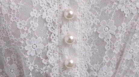 Lace Dirndl Blouse, view 7 product style