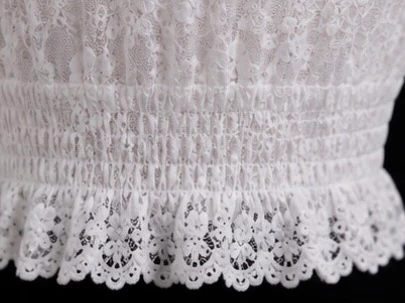 Lace Dirndl Blouse, view 8 product style