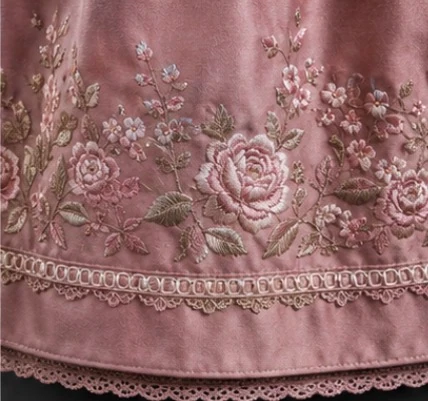 Embroidered Dirndl Apron, view 5 product style