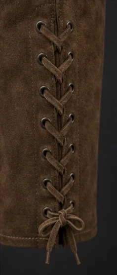 Boys Knee Length Lederhosen, view 5 product style