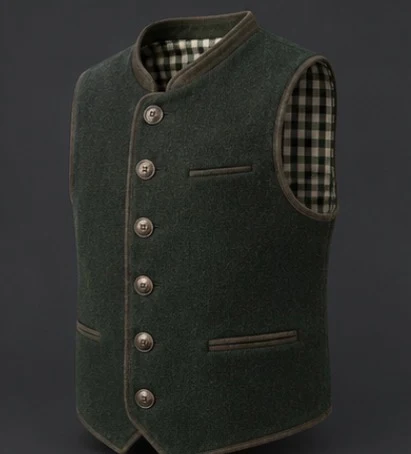 Boys Trachten Vest, view 2 product style