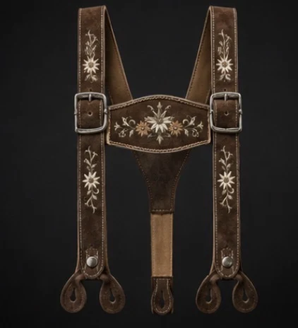 Lederhosen Suspenders representing Lederhosen product style