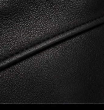 Classic Leather Biker Jacket, view 8 product style