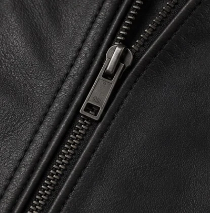 Cafe Racer Leather Jacket, view 8 product style