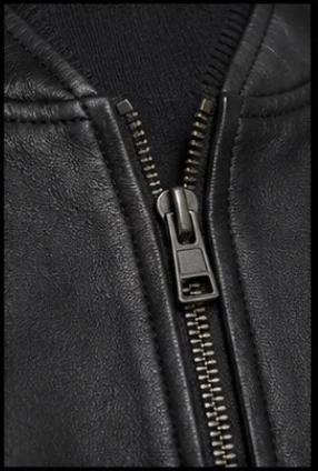 Leather Bomber Jacket, view 8 product style