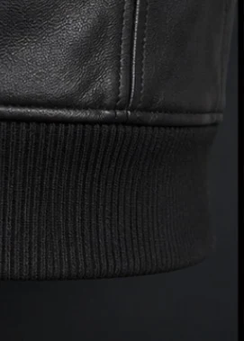 Leather Bomber Jacket, view 12 product style