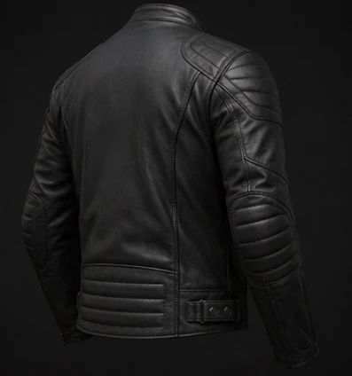 Leather Motorcycle Jacket, view 5 product style