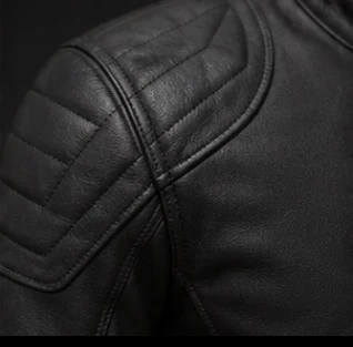Leather Motorcycle Jacket, view 9 product style