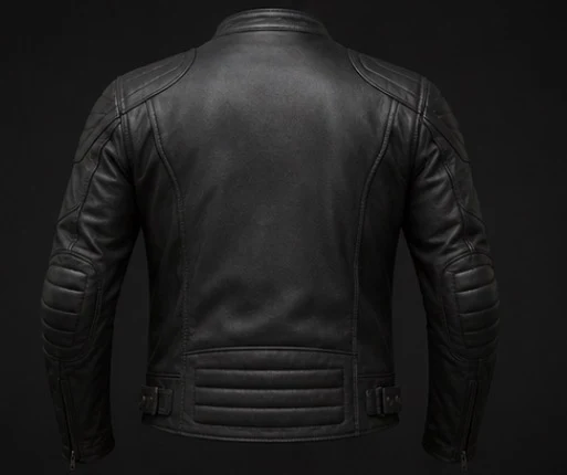 Leather Motorcycle Jacket, view 4 product style