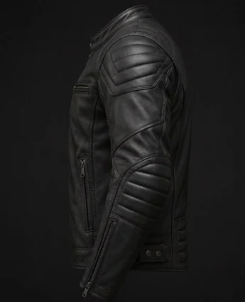 Leather Motorcycle Jacket, view 3 product style