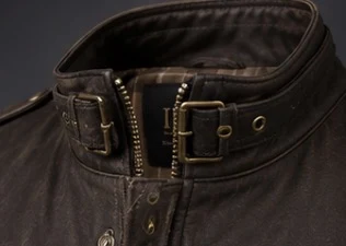 Leather Field Jacket, view 3 product style