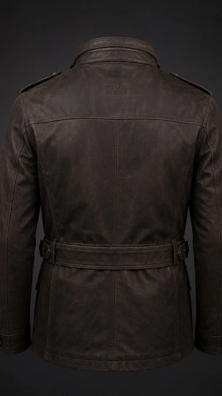 Leather Field Jacket, view 2 product style