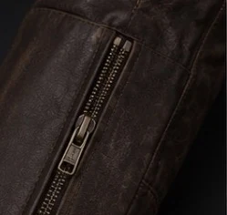 Classic Leather Coat, view 6 product style