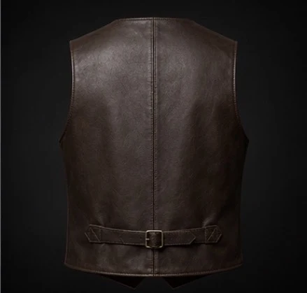 Leather Vest, view 3 product style