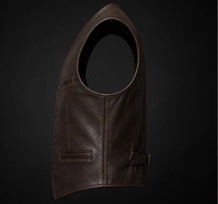 Leather Vest, view 2 product style