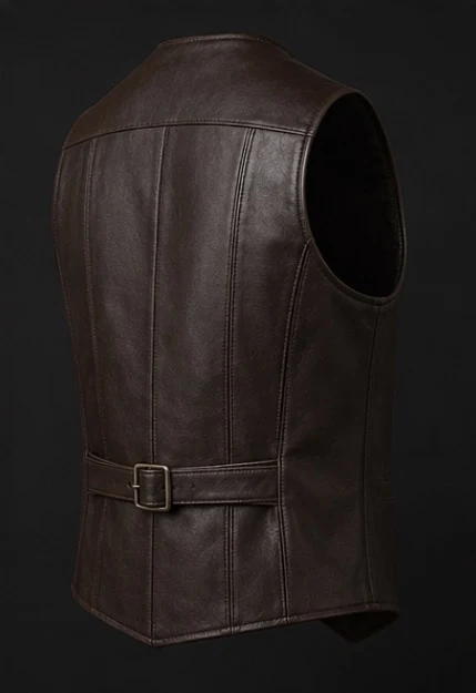 Leather Waistcoat, view 5 product style