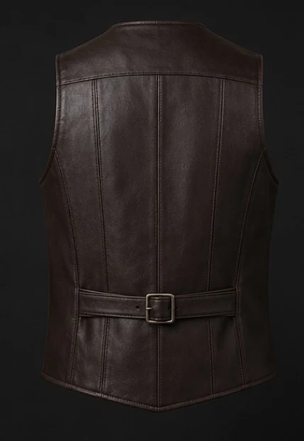 Leather Waistcoat, view 4 product style