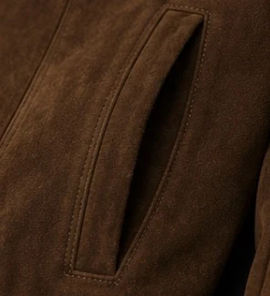Suede Leather Jacket, view 6 product style