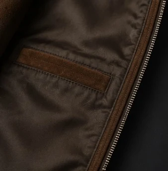 Suede Leather Jacket, view 7 product style