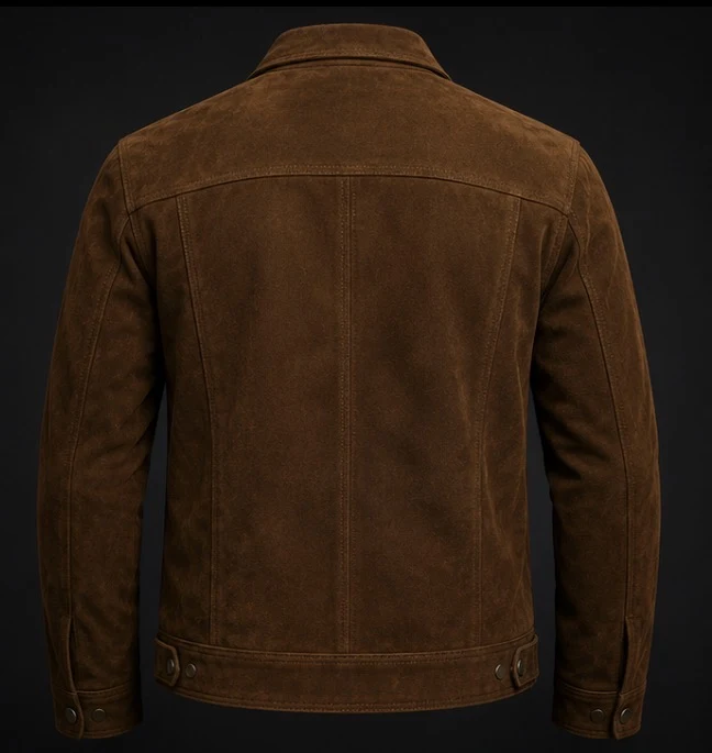 Suede Leather Jacket, view 3 product style