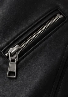 Women's Leather Biker Jacket, view 5