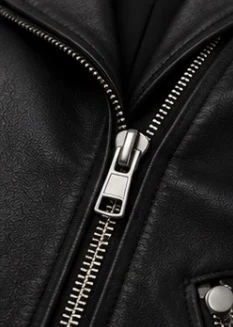 Women's Leather Biker Jacket, view 4