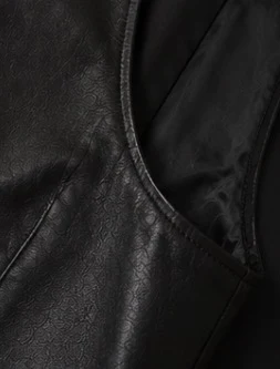 Women's Leather Vest, view 7