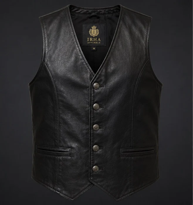 Women's Leather Vest representing Women's Vests & Waistcoats