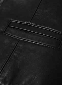 Women's Leather Vest, view 4