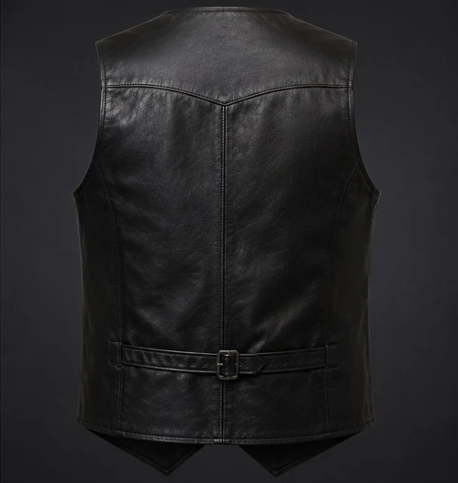 Women's Leather Vest, view 2