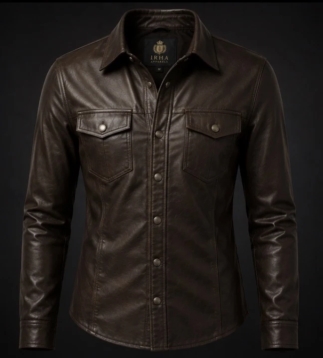 Women's Leather Shirt representing Women's Shirts & Tops