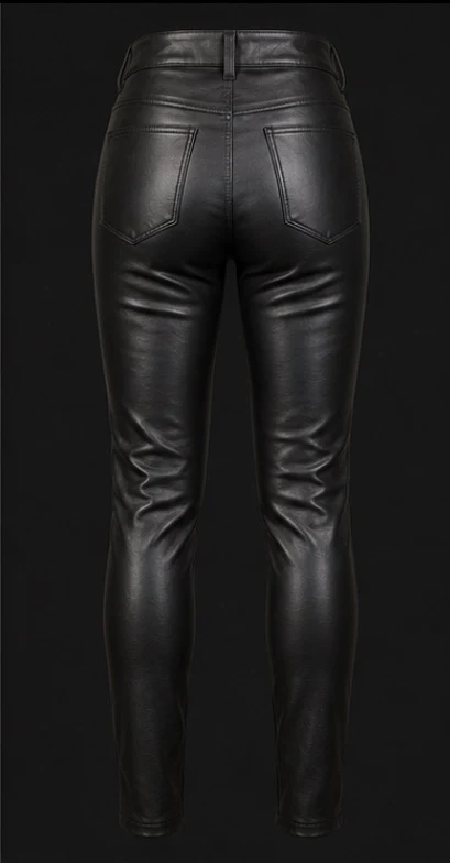 Women's Leather Pants, view 2